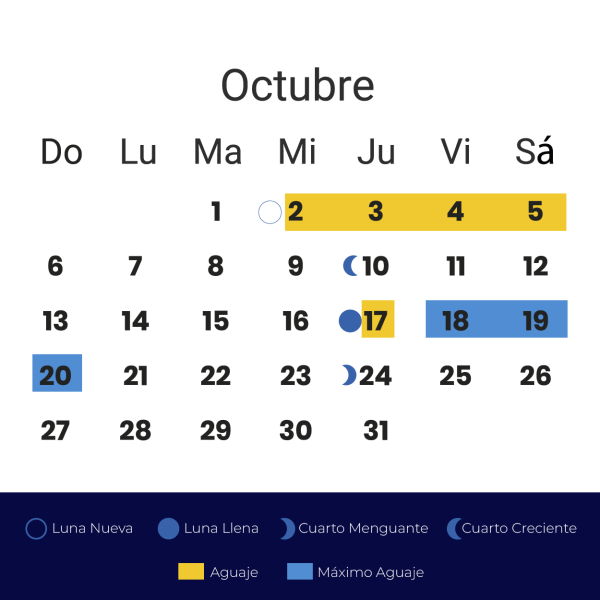 Calendario Aguajes 2024-10